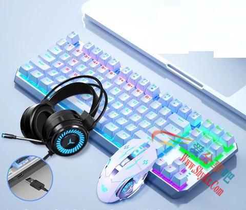 电脑关机后键盘鼠标耳机一直亮灯